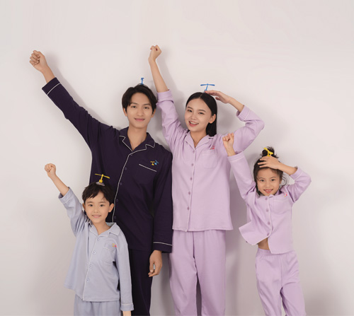 七色纺家居服 全力以赴地努力 轻松惬意地生活