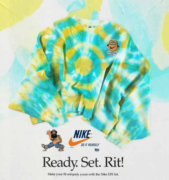 秋天的�Y物 Nike x Rit Dye推出�l衣扎染套�b