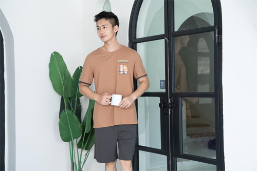 欧林雅 男士家居服 闲适惬意的时髦家居氛围