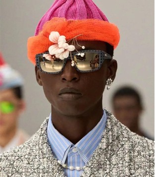 Dior,Dior Men 2024春夏,绒花,中国非遗