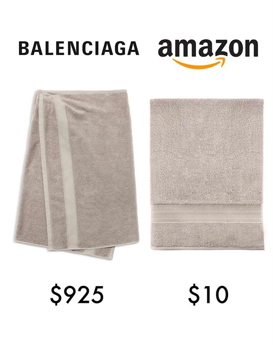 灵魂拷问！BALENCIAGA的这条毛巾裙子的价值究竟在哪里？