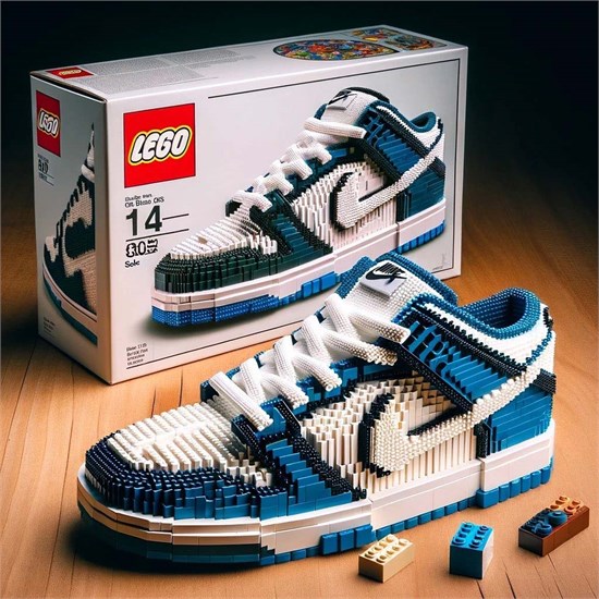 AI设计全新Nike x LEGO系列 包括八款热门鞋型 令人期待！