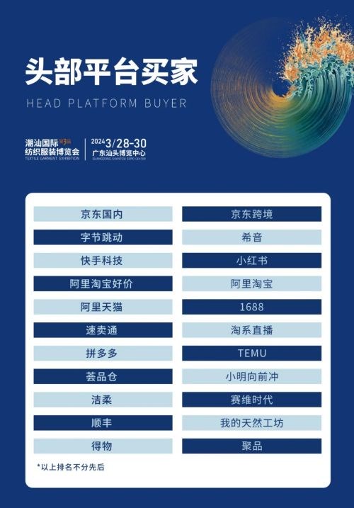 展商请进！豪华买家团采购 今天 我们只讲头部！