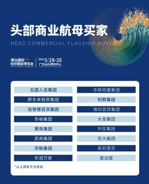 展商请进！豪华买家团采购 今天 我们只讲头部！