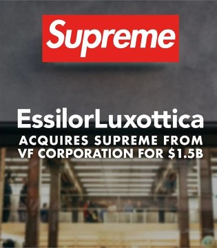Supreme易主跨国眼镜品牌EssilorLuxottica