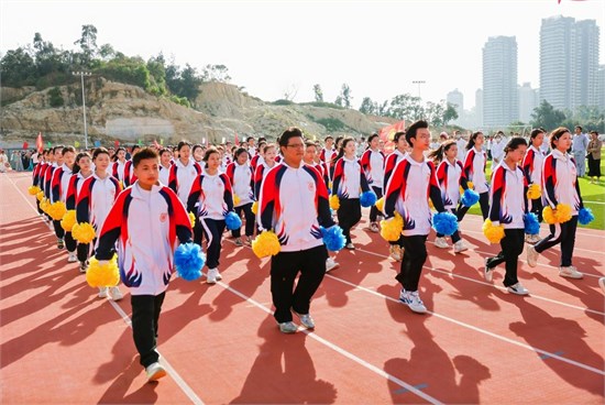 泉州纺织服装职业学院举行第十九届田径运动会开幕式