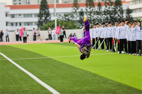 泉州纺织服装职业学院举行第十九届田径运动会开幕式