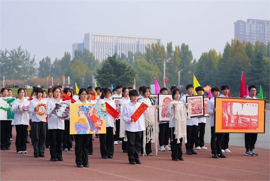 山东服装职业学院2024年田径运动会开幕