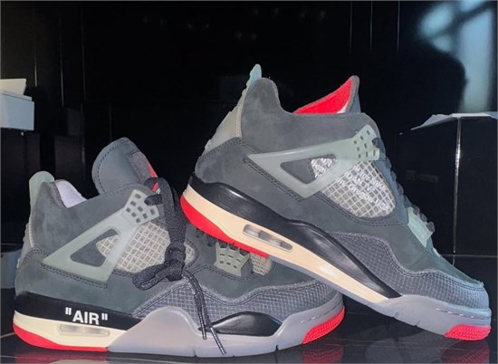 OFF-WHITE x Air Jordan 4 “Bred” 样品引发热议