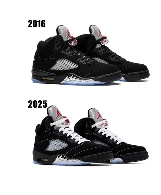 Air Jordan 5 “Black Metallic Reimagined” 即将回归