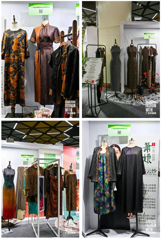 岭南衣春上新 广东香云纱服装品牌展惊喜呈献