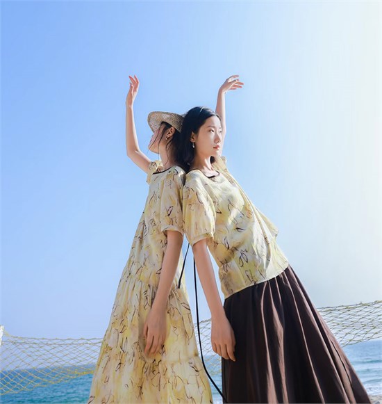 ISHONTTE堓上女装夏季新品 自由盛夏