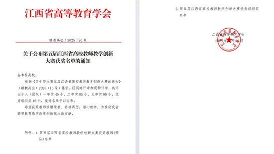 江西服装学院 全员获奖！快来认领自己的老师吧