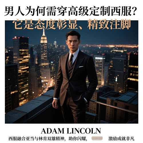 ADAM LINCOLN解析男人为何要穿高级定制西服？