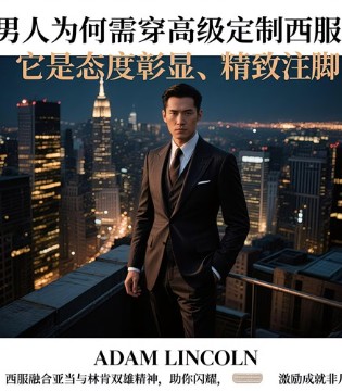 ADAM LINCOLN解析男人为何要穿高级定制西服？
