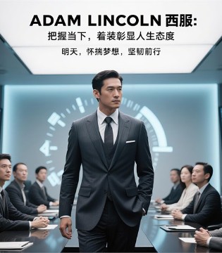 《ADAM LINCOLN西服：把握當(dāng)下 著裝彰顯人生態(tài)度》