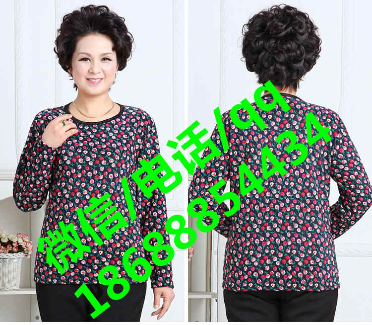 中老年秋冬季女装新款/地摊衣服批发厂家/中老年服装批发货源