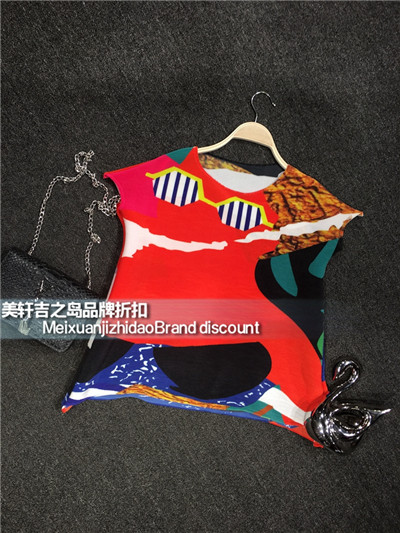 真丝褶皱女装2017夏季新品