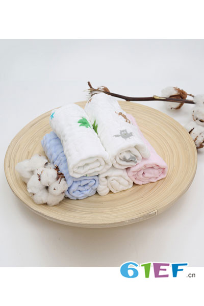 CottonFactory植棉制童装2017新品纱布洗脸巾