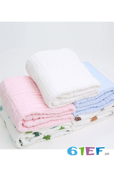 CottonFactory植棉制童装2017新品6层纱布浴巾