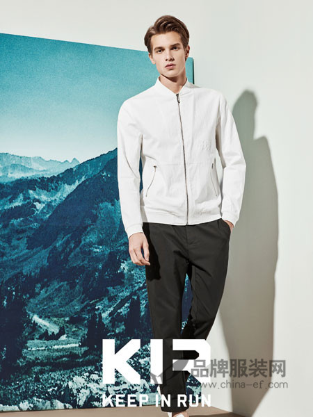 KIR男装男装时尚休闲修身夹克外套