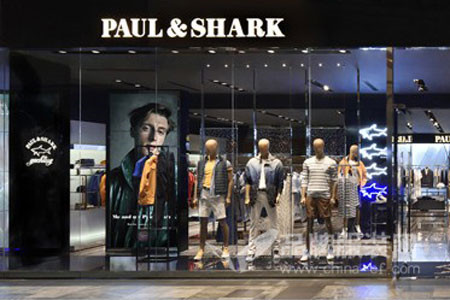 PAUL&SHARK鲨鱼店铺展示