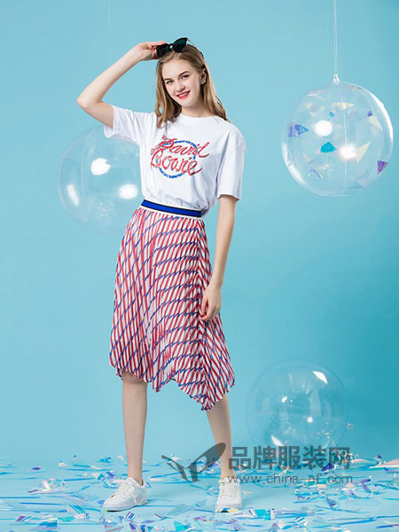 Feelfable感寓女装2018春夏新款韩版修身显瘦套装小个子学生连衣裙