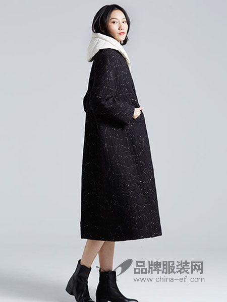 Guke谷可女装2018秋季时尚宽松气质针织衫开衫新款毛衣外套
