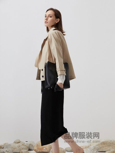 撒尼女装2018秋冬新款韩版休闲修身显瘦时尚双排扣夹克