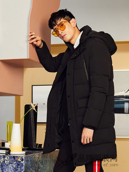 杰克沃克JACKWALK男装2018秋冬加厚羽绒棉服潮流帅气修身棉衣服