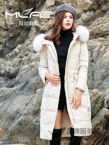 玛拉斐尔女装2018冬季连帽韩版外套潮流修身上衣