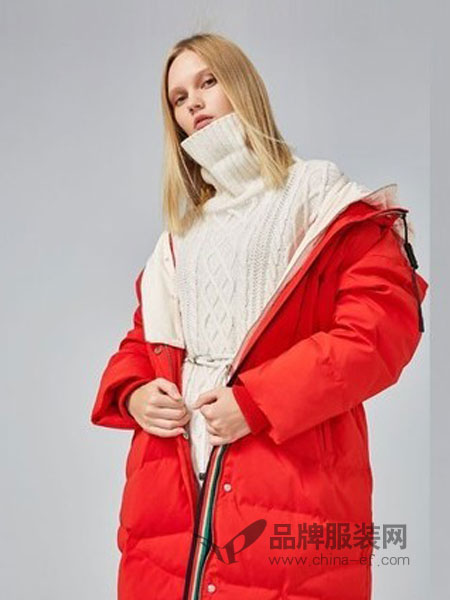 茜可可女装2018秋冬羽绒棉服加厚外套中长款韩版服棉袄