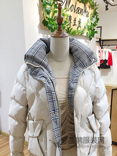 摩兰度女装2018秋冬新款欧版显瘦棉衣学生小棉袄外套上衣