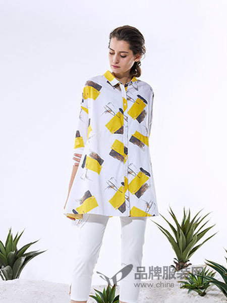 Guke谷可女装品牌2019春季森系百搭两件套