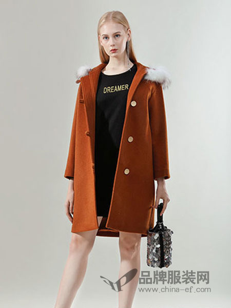 丹比奴女装品牌2019春季新款韩版系腰带外套
