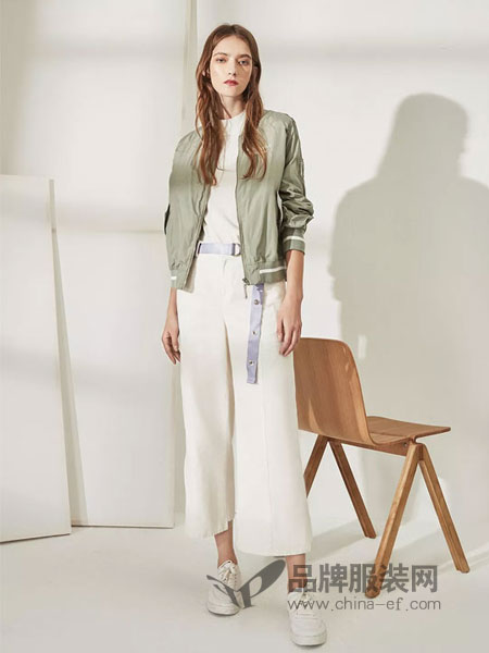 YXZ尤西子女装品牌2019春季休闲夹克外套棒球领夹克衫