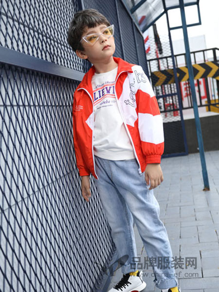 淘气贝贝/可趣可奇/艾米艾门童装品牌2019春季新款时髦套装洋气潮时尚