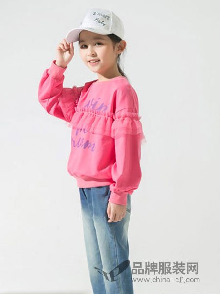 兔子杰罗童装品牌2019春季韩版公主卫衣