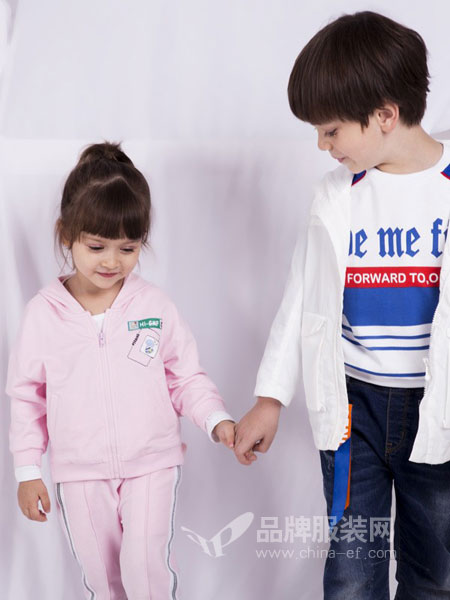 捷米梵童装品牌2019春季运动休闲服装中大童儿童三件套