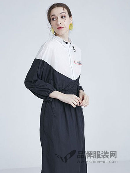 水淼SHUIMIAO女装品牌2019春夏韩版气质显瘦a字长袖连衣裙