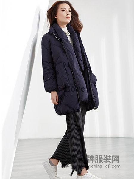 37°Love女装品牌2018冬季新款韩版双面羊绒女格子大衣