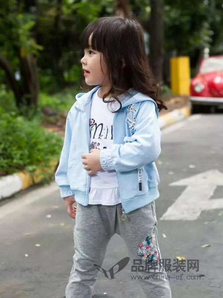 棉之子童装品牌2019春季新款中大儿童时尚短袖两件套