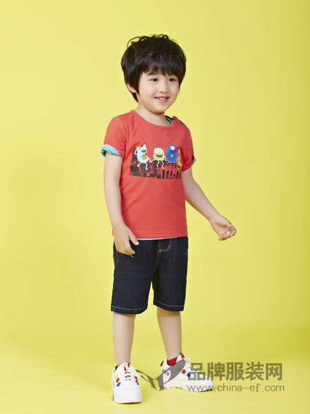 力果童装品牌2019春季儿童套头纯棉宝宝套装韩国童装韩版两件套