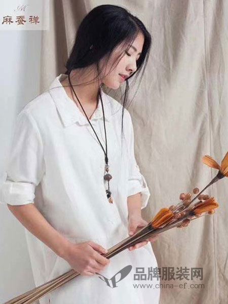 格悦女装品牌2019春季纯色棉麻衬衫薄外披文艺范上衣