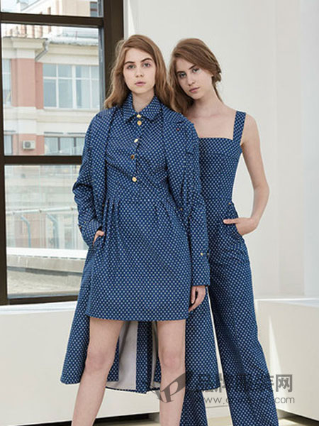 艾米女装品牌2019春季轻薄棉衣中长款修身显瘦时尚