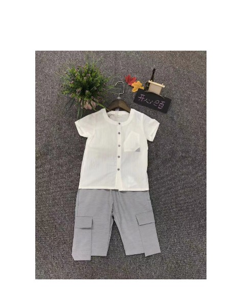 休闲棉麻系列禾雀，品牌童装折扣批发童装品牌2019春夏新品