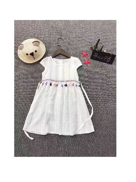 甜美优雅公主裙《朵娜公主》，品牌童装折扣批发，品牌童装库存货源童装品牌2019春夏新品