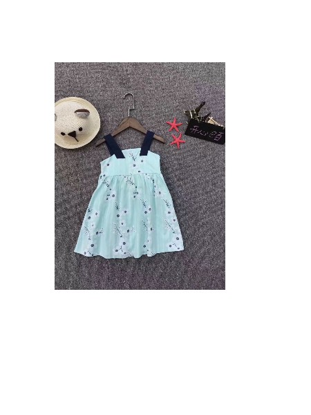 甜美优雅公主裙《朵娜公主》，品牌童装折扣批发，品牌童装库存货源童装品牌2019春夏新品