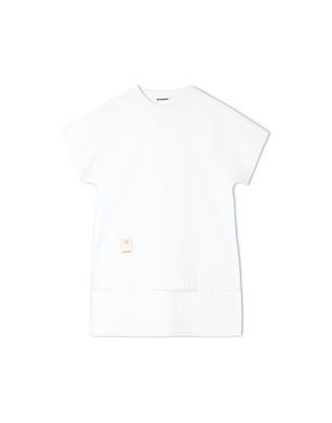 Jil Sander吉尔·桑德女装品牌2019春夏新款白色圆领短袖T恤