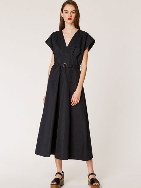 保罗·史密斯女装品牌2019春夏新款时尚气质两件套高腰裙女神纯色休闲